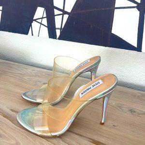 Steve Madden Clear Heels